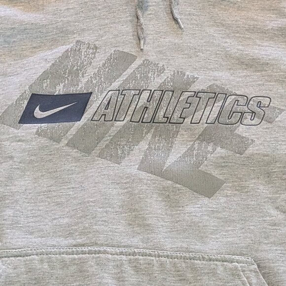 Y2K Nike Athletics Spell out Hoodie - Size XL - Picture 2 of 5